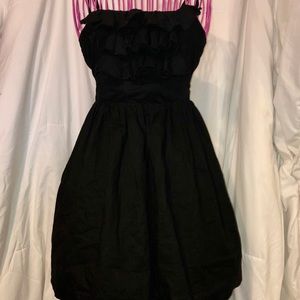 Black cotton sun dress